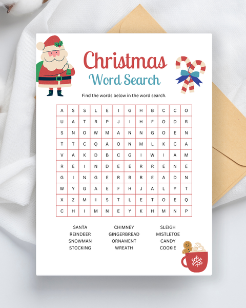 Holiday Activity Pack for Kids (32 sheets)