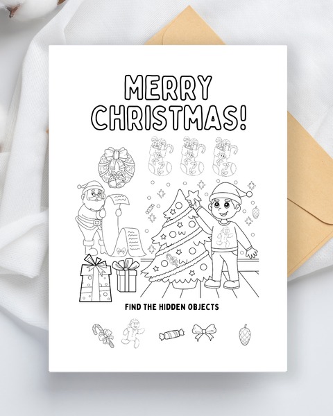 Holiday Activity Pack for Kids (32 sheets)