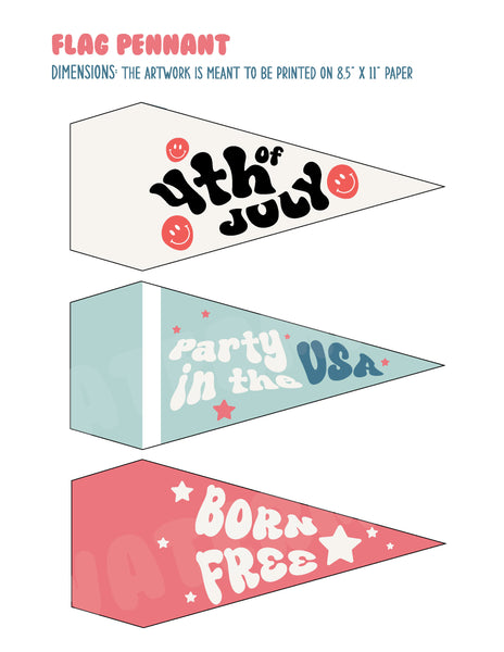 4th of July Party Essentials - Digital Download