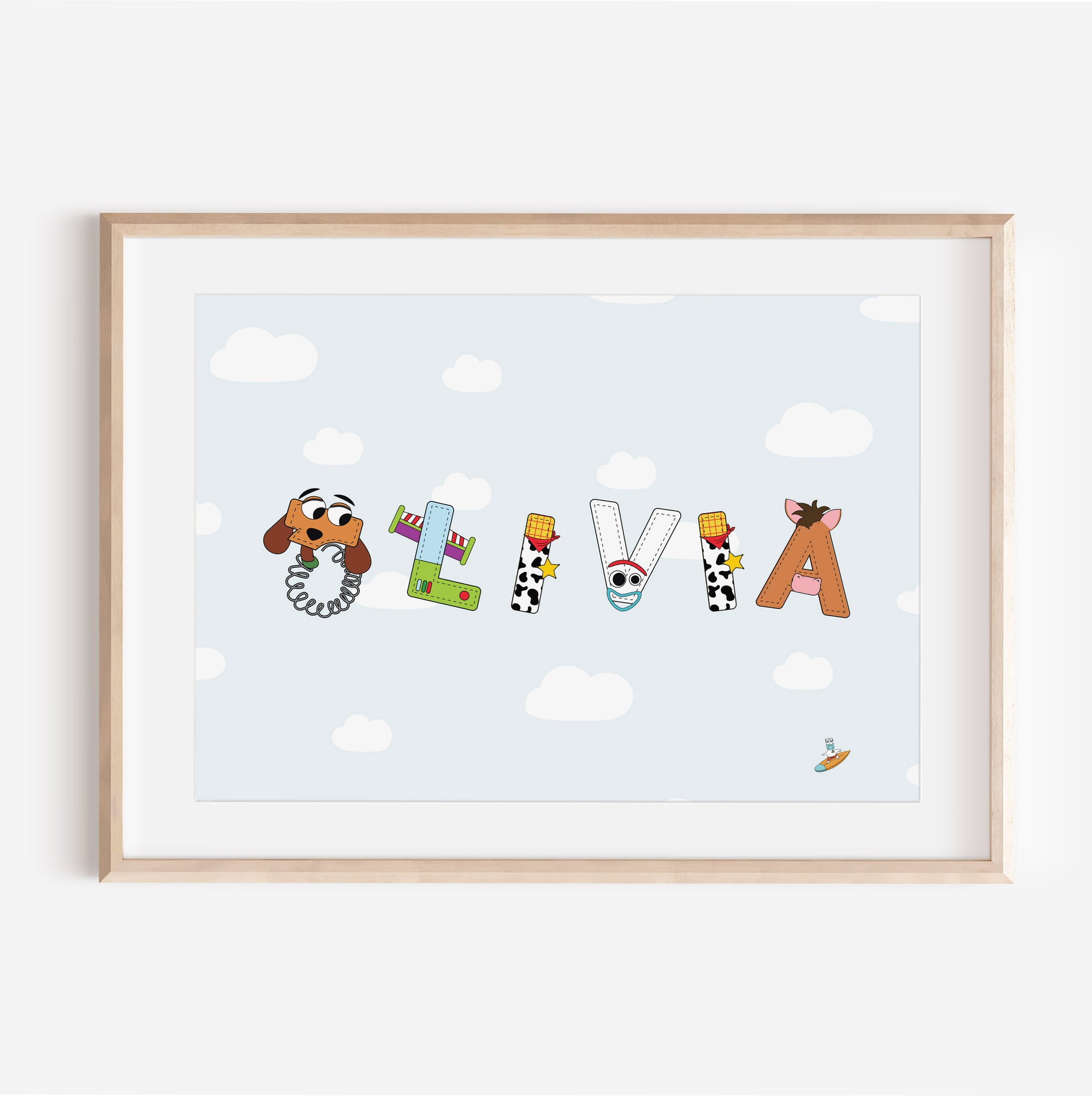 Toy Story - Name Art - English