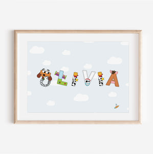 Toy Story - Name Art - English