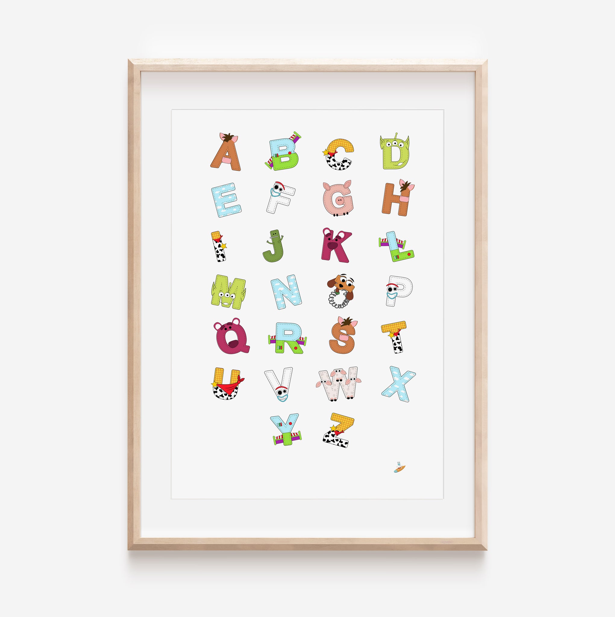 Toy Story Alphabet - English