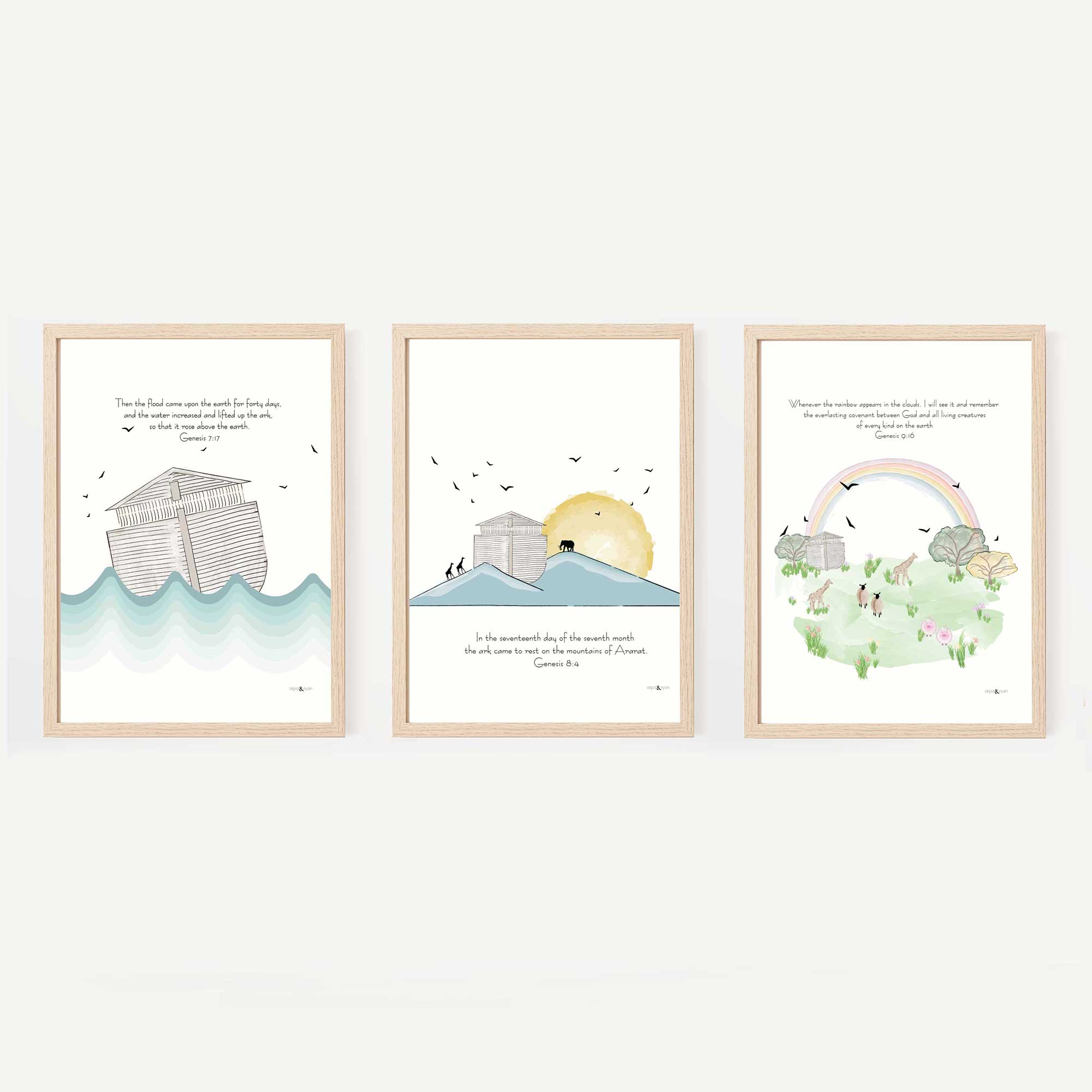 The Story of Noah's Ark (Set of 3)