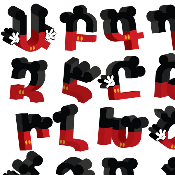 Mickey Mouse - Armenian Alphabet