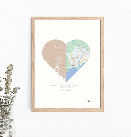 Two Heart Maps (Custom)