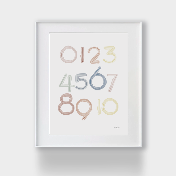 Alphabet, Rainbow & Numbers - Armenian (Set of 3 prints)